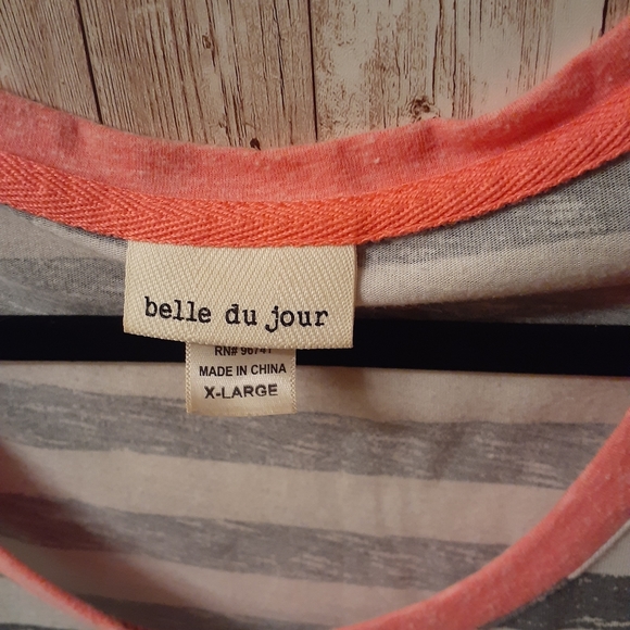 2 for $10 Striped, short sleeve, pocket tee - Picture 4 of 5